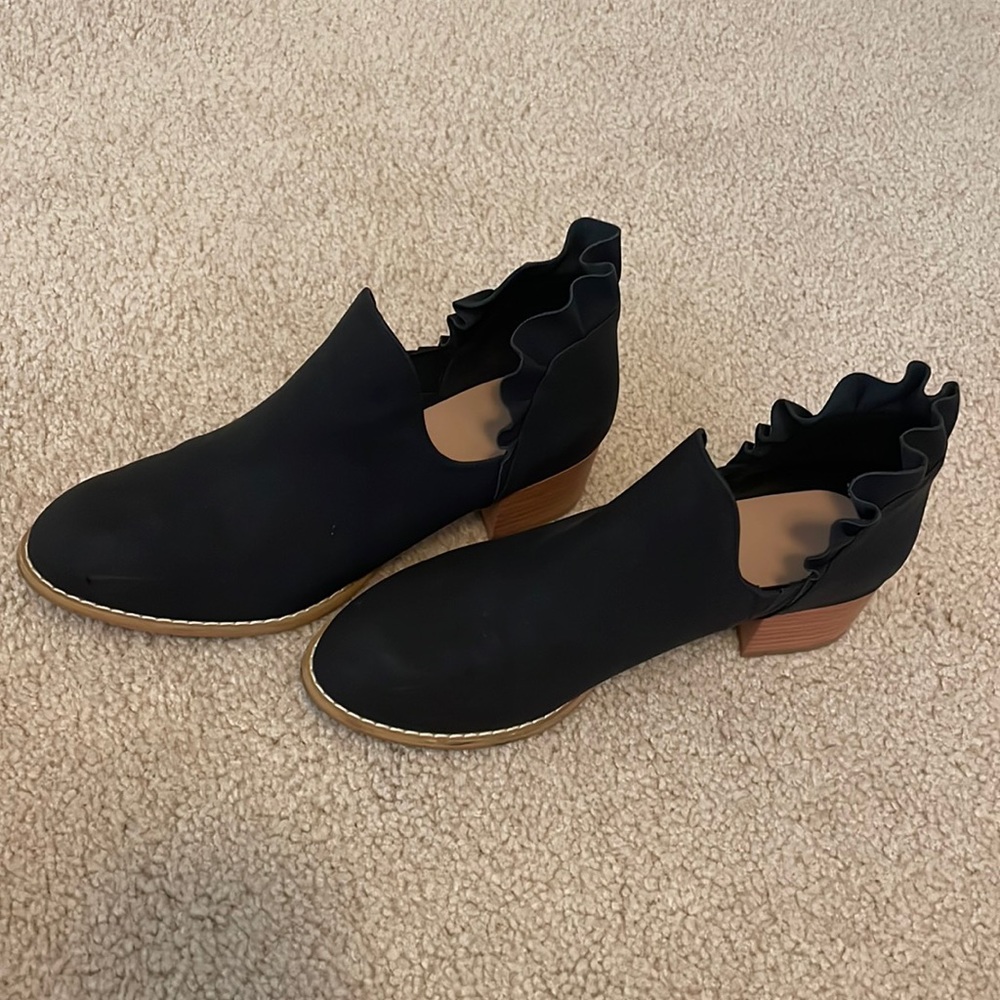 super fun slip on short booties